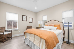 Main floor bedroom in the Balsam Gap