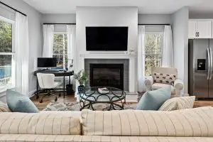 Living Room in the Blue Ridge straight on