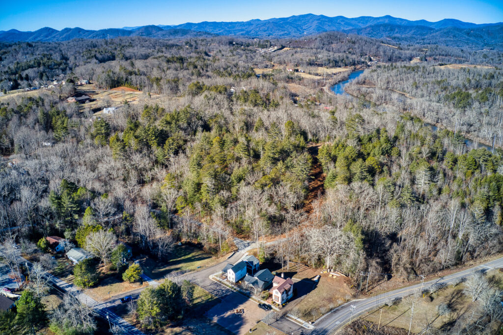 Aerial view of Sanctuary Village January 2024