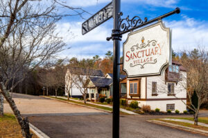 Sanctuary Village Neighborhood street sign