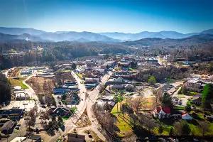 Aerial Photo of Franklin December 2023