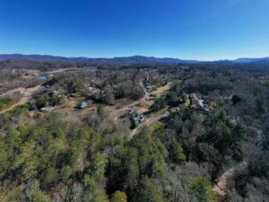 View of Nantahala National Forest from above Sanctuary Village