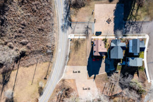 Aerial view of Sanctuary Village