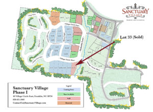 Homesite 33 on Property Map