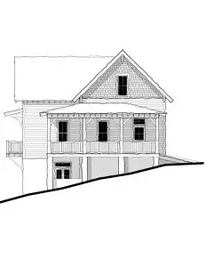 Architectural rendering of the Pigeon River home on Homesite 14 in Sanctuary Village