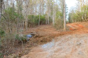 View of left corner of Homesite 33 from Village Circle West