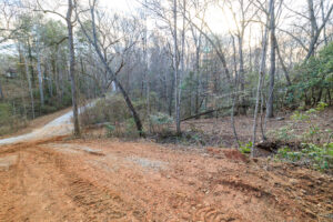 View of right corner of Homesite 33 from Village Circle West