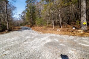 Homesite 49 in Sanctuary Village ground view from right corner at Parkside Lane and Village Circle East