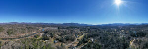 Panoramic Aerial Photo of Franklin from Sanctuary Village