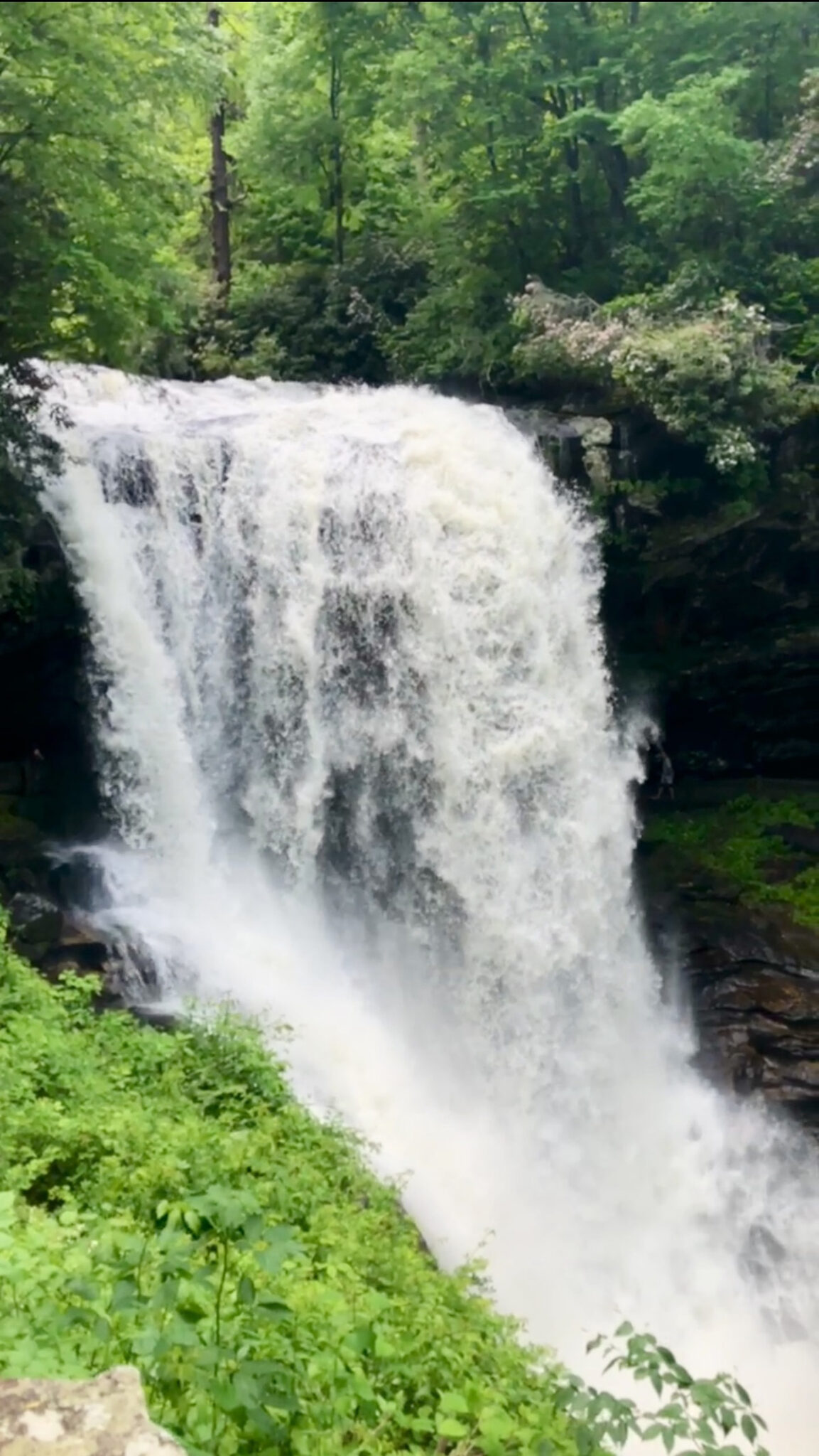 Dry Falls near Franklin, NC