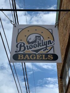 brooklyn bagels nyc sign