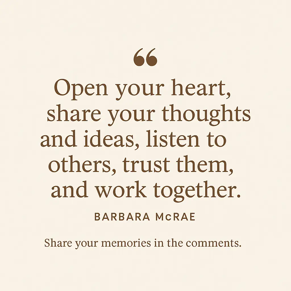 Barbara McRae Quote