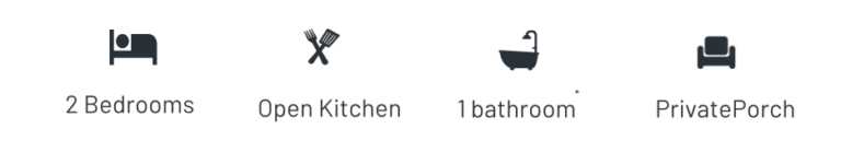 Cottage 2 bed 1 bath