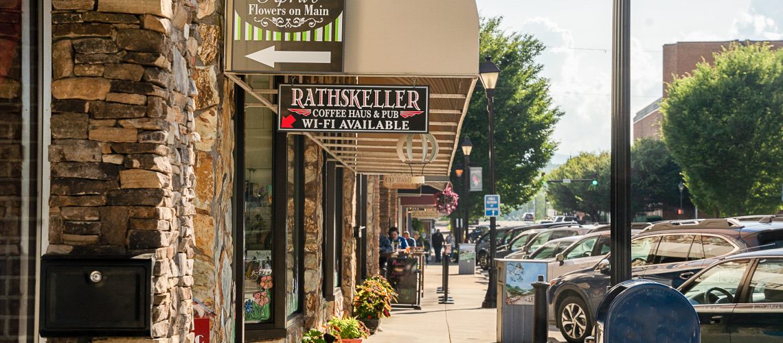 Downtown Franklin storefronts