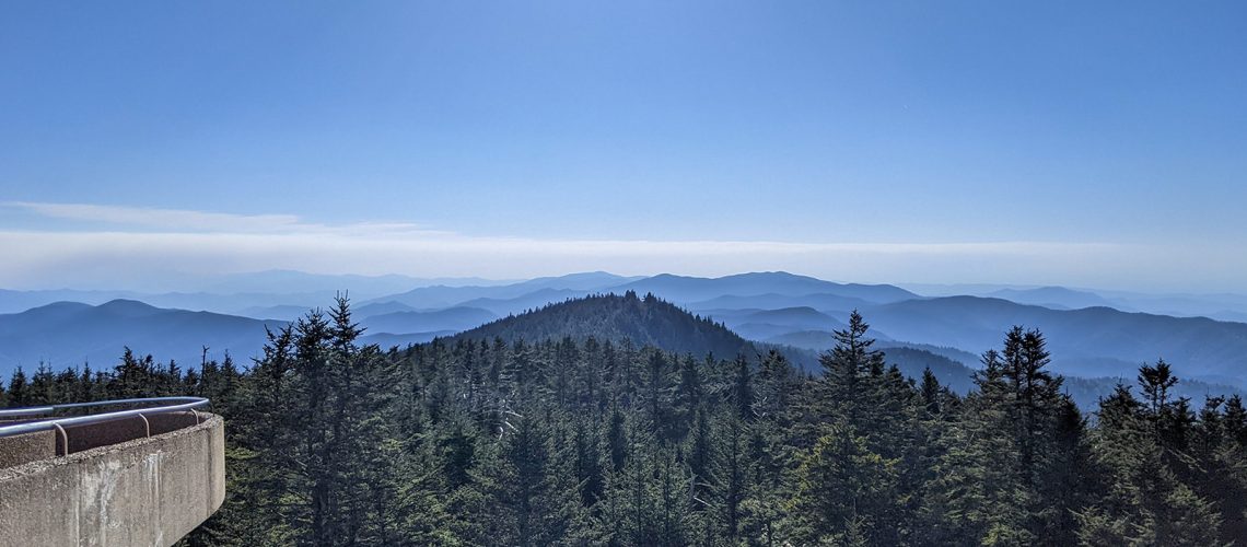 Kuwohi, previously Clingman's Dome, the highest peak in the Smokies