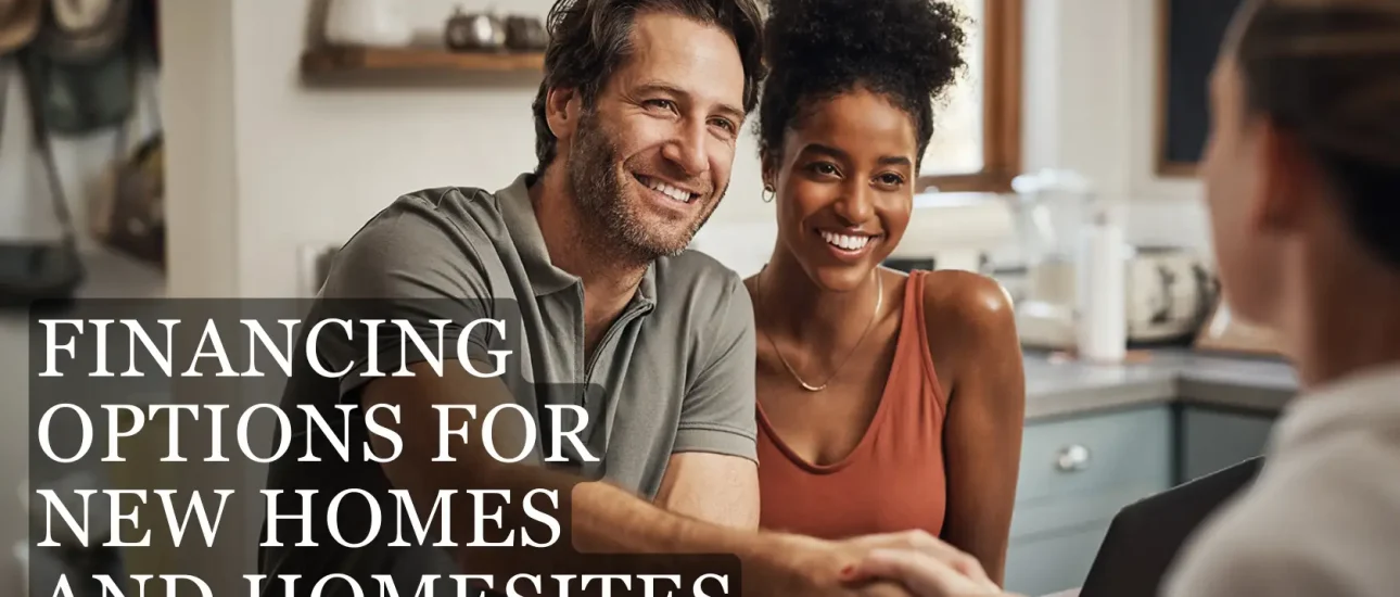 Financing Options for New Homes and Homesites at Sanctuary Village