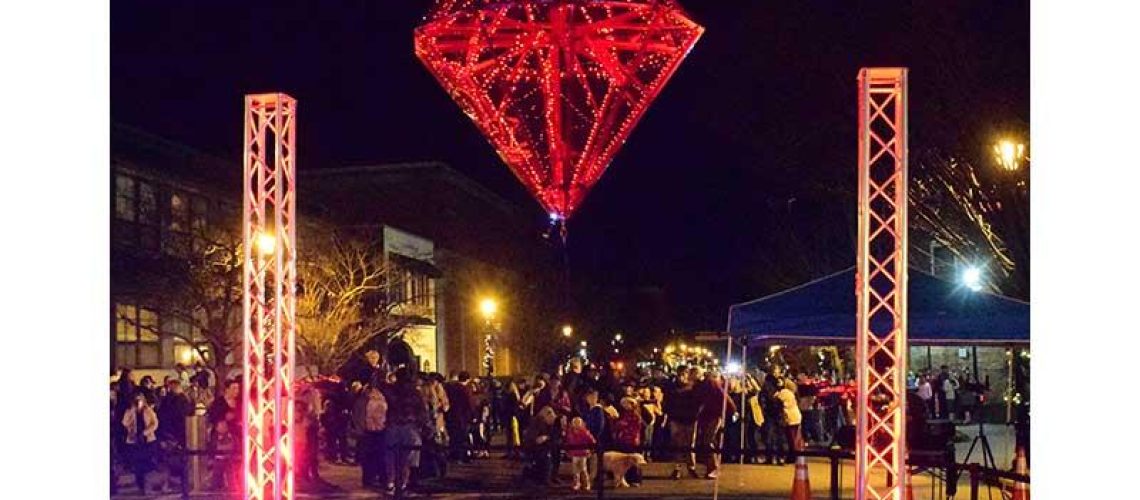 New Years Eve Ruby Drop Franklin, NC