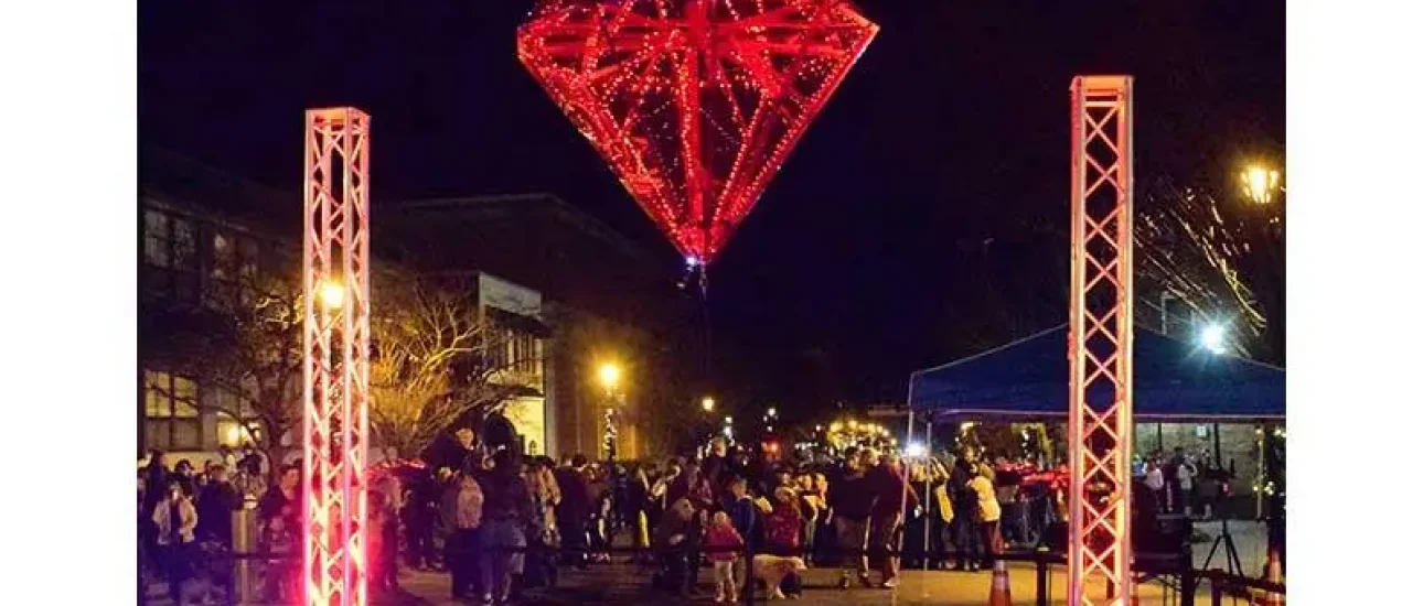 New Years Eve Ruby Drop Franklin, NC